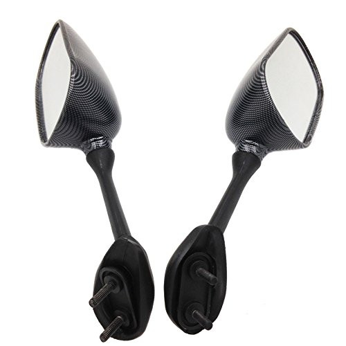 The Motorcycle Mirrors is manufactured to 2004 2005 2006 Yamaha YZF-R1 and designed to look exactly like your O.E.M. mirrors. 