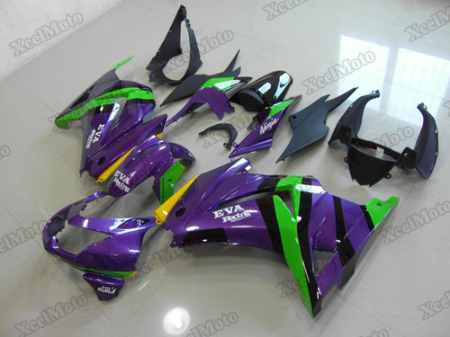 Kawasaki Ninja 250R EX250 EVA Racing fairings and body kits, 2008 to 2012 Kawasaki Ninja 250R EX250 OEM replacement fairings and bodywork.