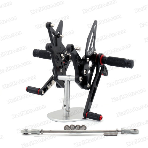 Motorcycle rear sets assembly for 2014 Kawasaki Z1000 are design to improve the ground clearance, crash worthiness and overall good looks of your bike.