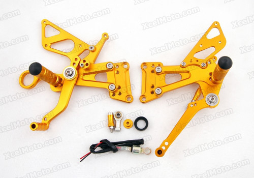 Motorcycle Rear Sets Assembly for 2010 2011 2012 2013 2014 BMW S1000RR, BMW S1000RR original rear sets replacement.