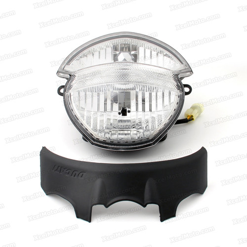 Motorcycle headlight/headlamp assembly kit for Ducati 659/696/795/796/M1100.