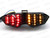 The LED turn signals integrated taillights assembly was compatible with 2003 2004 2005 Yamaha YZF-R6, this taillights combines tail lights and turn signals into one unit and are more functional.