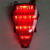 The LED turn signals integrated taillights assembly was compatible with 2006 to 2012 Yamaha YZF-R6, this taillights combines tail lights and turn signals into one unit and are more functional.