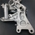 2008 to 2015 Honda CBR1000RR rider/front foot pegs and mount bracket assembly. Honda CBR600RR foot rest and holder assembly.