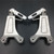 2003 2004 Honda CBR600RR rear/passenger foot pegs and mount bracket assembly. Honda CBR600RR foot rest and holder assembly.