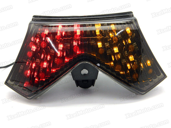 The LED turn signals integrated taillights assembly was compatible with 2006 to 2014 Kawasaki Ninja ZX-14R ZZR1400, this taillights combines tail lights and turn signals into one unit and are more functional.