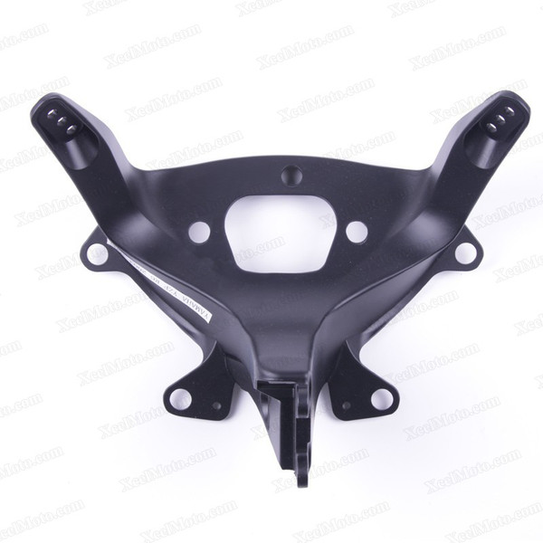 Motorcycle upper fairing stay bracket for 2006 to 2009 Yamaha YZF-R6S.