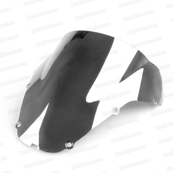 Motorcycle racing bubble windscreen for 2000 2001 Honda CBR900RR 929, formed with a wedge-shaped bubble in the center of the windscreen, the racing windscreen is an efficient design that deflects wind off the rider, allowing higher speeds and improved rider comfort.
