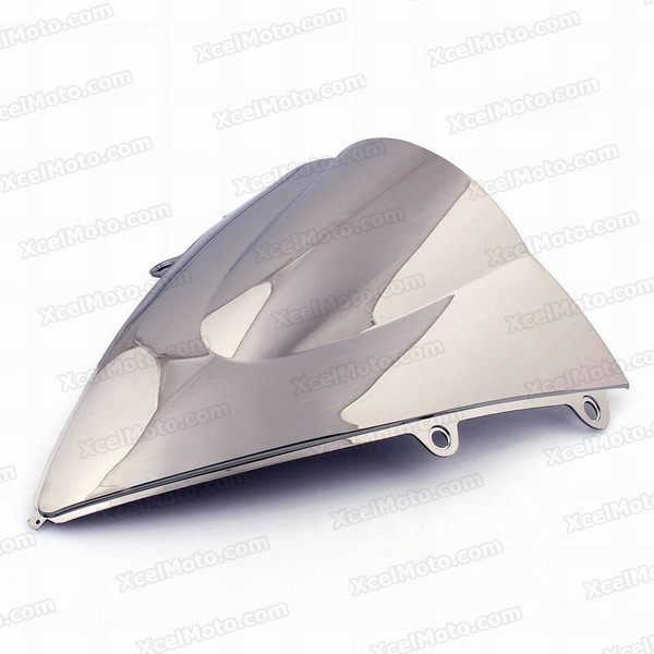 Motorcycle racing bubble windscreen for 2012 2013 2014 Honda CBR1000RR, formed with a wedge-shaped bubble in the center of the windscreen, the racing windscreen is an efficient design that deflects wind off the rider, allowing higher speeds and improved rider comfort.