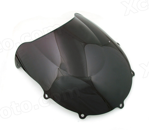Motorcycle racing bubble windscreen for 1996 1997 1998 1999 Suzuki GSXR750, formed with a wedge-shaped bubble in the center of the windscreen, the racing windscreen is an efficient design that deflects wind off the rider, allowing higher speeds and improved rider comfort.