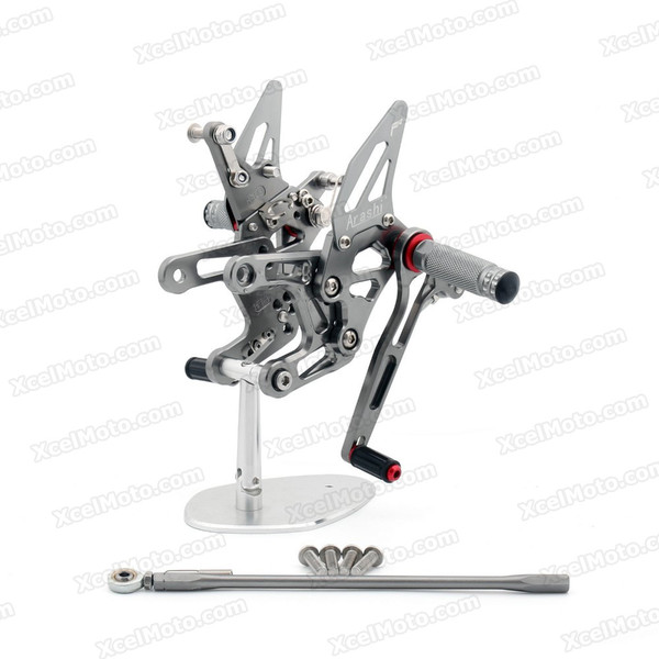 Motorcycle Rear Sets Assembly for 2015 Kawasaki ZX-10R Ninja, Kawasaki Ninja ZX10R original rear sets replacement.