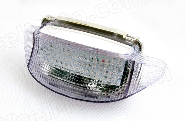 The LED turn signals integrated taillights assembly was compatible with 1997 1998 Honda CBR600 F3, this taillights combines tail lights and turn signals into one unit and are more functional.