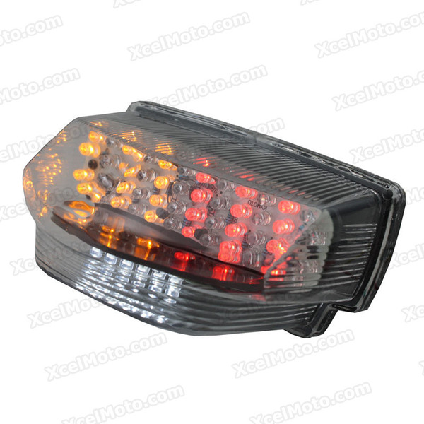 The LED turn signals integrated taillights assembly was compatible with 2007 to 2012 Honda CBR600RR, this taillights combines tail lights and turn signals into one unit and are more functional.
