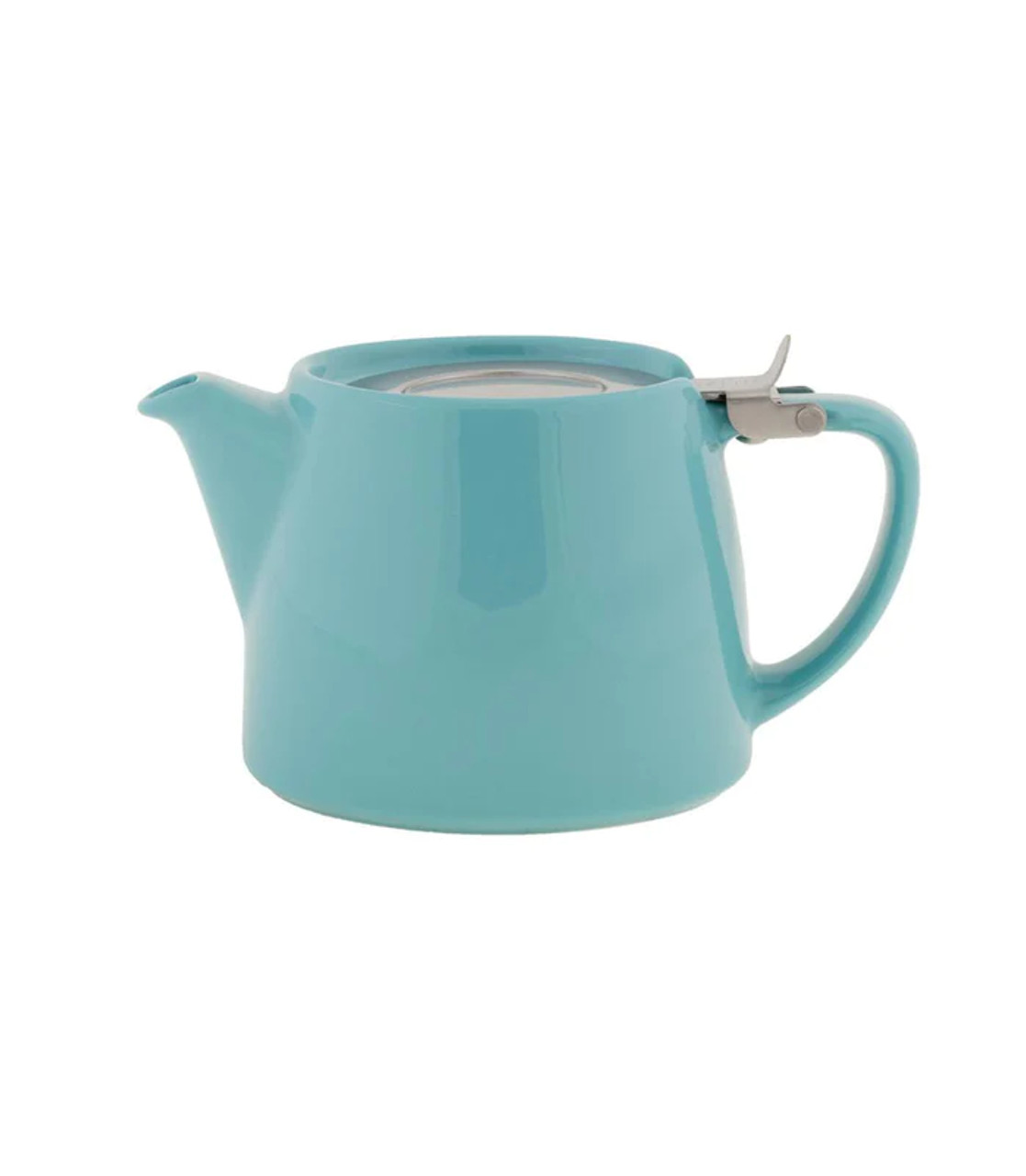 FORLIFE Stump Teapot with SLS Lid and Infuser, 18-Ounce, Turquoise