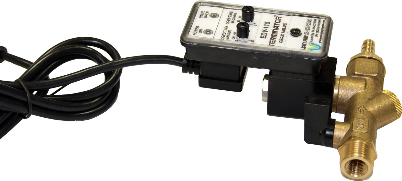 EDV-115 Solenoid Electric Automatic Drain Valve EDV | Van Air Systems