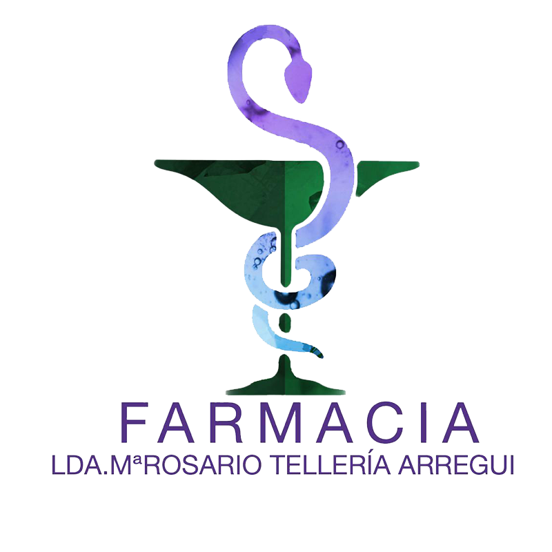 Logotipo de la farmacia tellería arregui, en Ciudad de los Ángeles, Villaverde (Madrid)