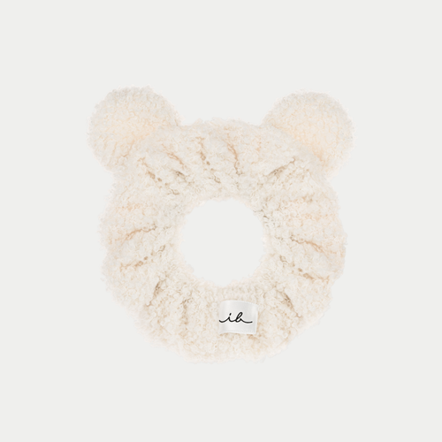 SET – Scrunchie Effetto Orso Polare + Elastico 4 pz