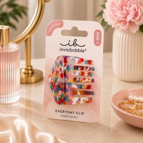 Clipstar Confetti Spark – Pinza per capelli taglia M