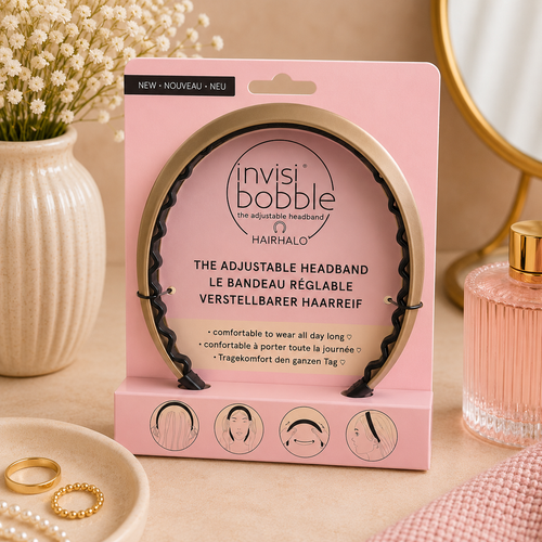 Hairhalo Let's Get Fizzycal– Cerchietto Regolabile Beige