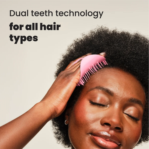 The Scalp Brush Pretty Pink - Spazzola esfoliante per la cute Rosa