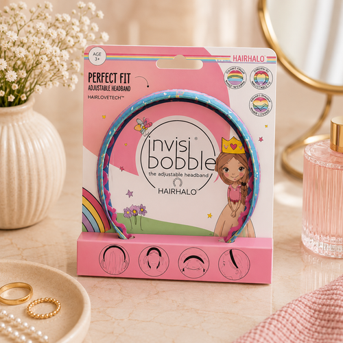 Hairhalo Kids Rainbow Crown – Cerchietto Regolabile Arcobaleno