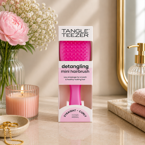 The Ultimate Detangler Mini Runway Pink - Spazzola districante Mini Fucsia