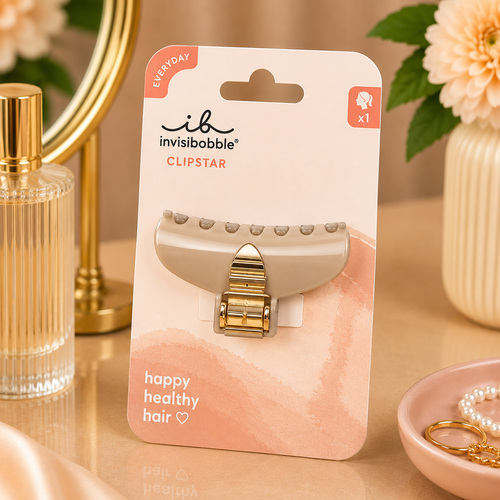 Clipstar MHS Golden Claps – Pinza per capelli Oro 1pz