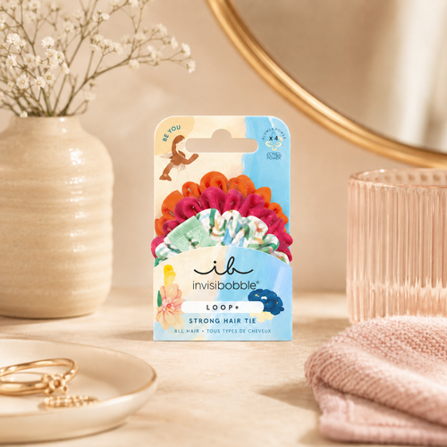 Loop Plus Au Soleil Beachy Bliss– Elastico per capelli con spirale interna 3 pz