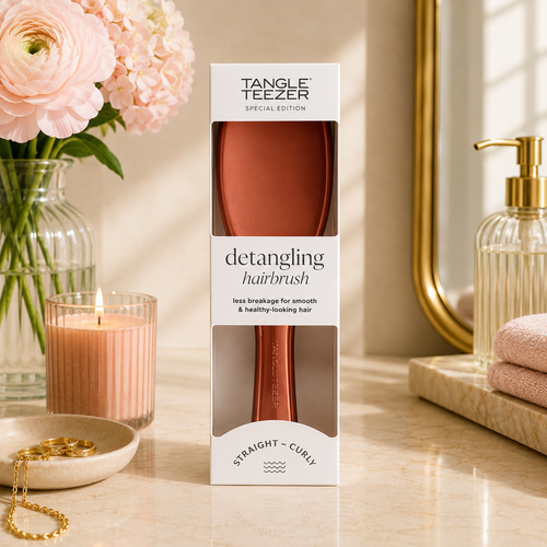 The Ultimate Detangler Chrome Chocolate Bronze - Spazzola districante Chrome Marrone