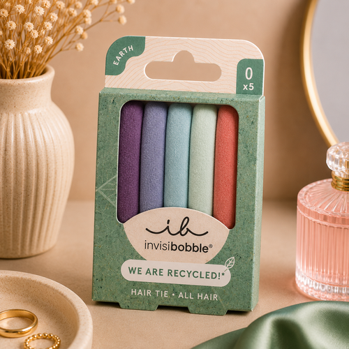 Hairtie Recycled Pastel Dream  – Elastici per capelli toni pastello 5 pz