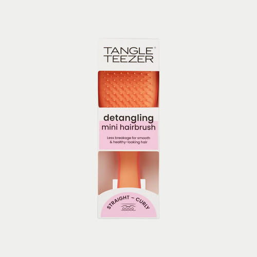 The Ultimate Detangler Salmon Pink & Apricot Mini - Spazzola districante per capelli Rosa & Arancione
