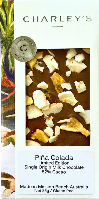 Pina Colada Milk Chocolate - Made and grown in Australia