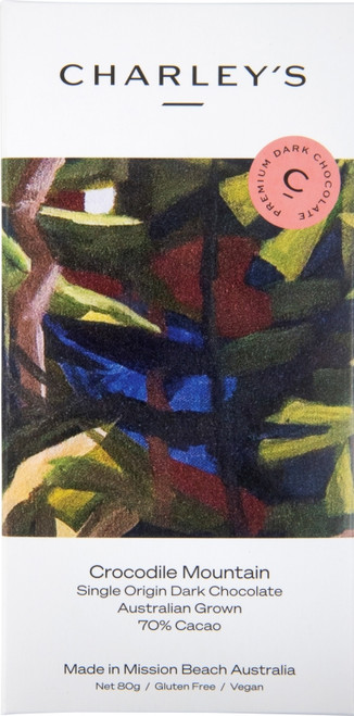 Crocodile Mountain - Premium Plain Dark Chocolate Australian Grown
