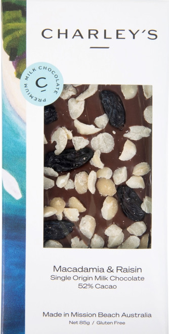 Macadamia & Raisin - Milk Chocolate PLUS