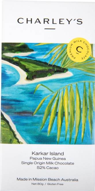 Karkar Island - Premium Plain Milk Chocolate Papua New Guinea