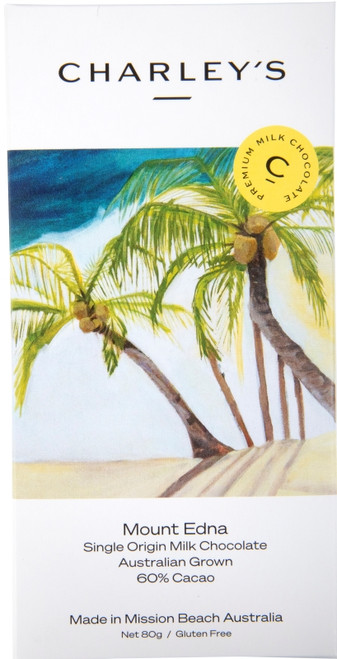 Mount Edna Mission Beach - Premium Plain Milk Chocolate - Australian Grown