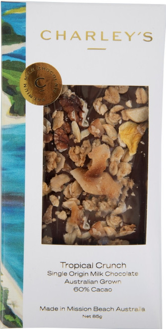 Tropical Crunch - Signature Milk Chocolate  PLUS- Plastic free packaging