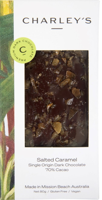 Salted Caramel - Dark Chocolate PLUS - Plastic free packaging