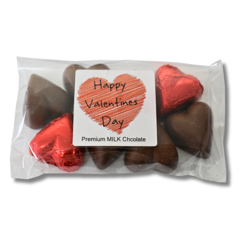 Valentine's Day MILK Chocolate Hearts