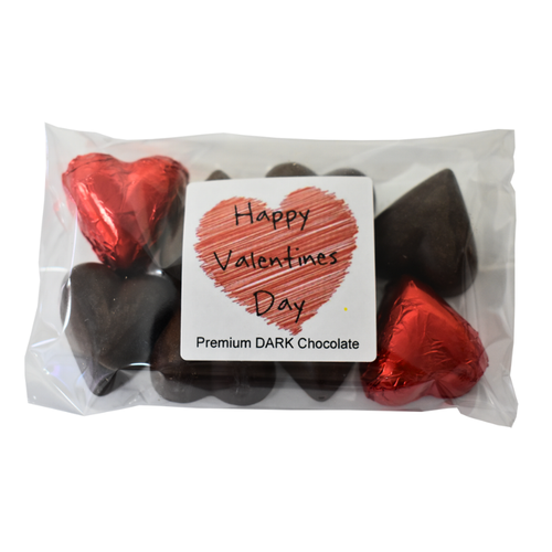 Valentine's Day DARK Chocolate Hearts