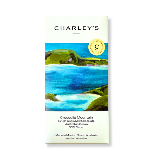 Crocodile Mountain - Premium Plain MILK Chocolate Australian Grown