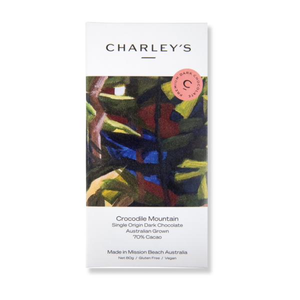 Crocodile Mountain - Premium Plain Dark Chocolate Australian Grown