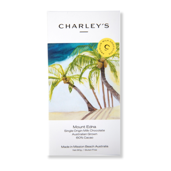 Mount Edna Mission Beach - Premium Plain Milk Chocolate - Australian Grown