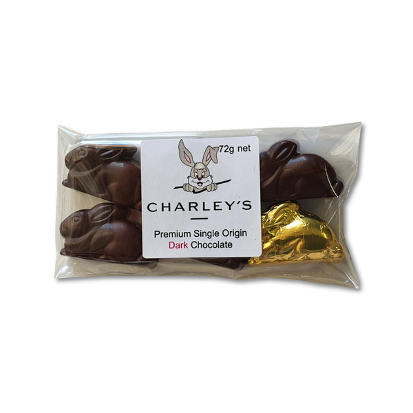 Dark Chocolate Easter Bunnies