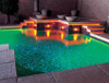LED lighting installed in swimming pool or water feature