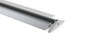 Flat aluminium LED profile channel for LED strip installation with clean minimal design