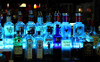 RGB LED strip bar lighting showing cyan blue colour