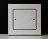 Wall mounted microwave motion sensor switch panel for automatic LED lighting activation