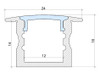 Recessed Deep LED Profile PA-14 ON SALE!