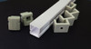 Plastic Waterproof LED Profile with frosted difuser Surface Mounted Reduced